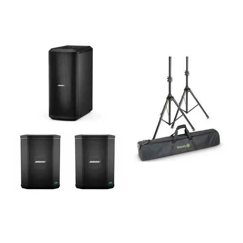 Bose- szett 1x Sub 2 + 2x s1 Pro + 2x G-SS5211B állvány G-BGSS2B szállítótáskában