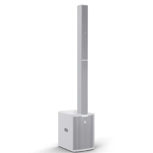 LD Systems MAUI 28 G3 MIX W kompakt oszlop PA rendszer digitális keverővel,kardioid iránykarakterisztika, fehér