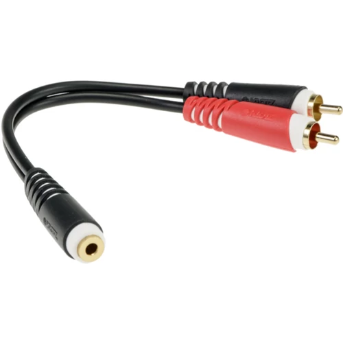 Klotz - AYS-6 Y adapter kábel JACK-RCA 0,2 m