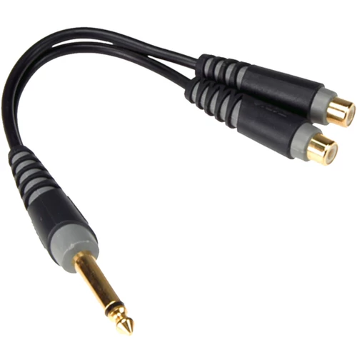 Klotz - AYU-4 Y adapter kábel JACK-RCA 0,2 m