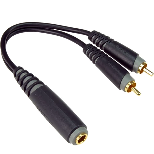 Klotz - AYU-6 Y adapter kábel JACK-RCA 0,2 m