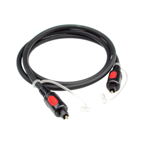 Klotz - optikai kábel High End 3 m TOSLINK csatlakozók TOFC600 6 mm PLU átmérőjű fekete optikai kábel