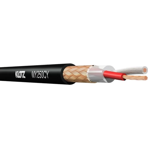 Klotz - MY250CY professzionális mikrofonkábel, 2x0,5 mm, PVC, 100 m