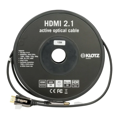 Klotz - FOAUH015 optikai kábel, 15m
