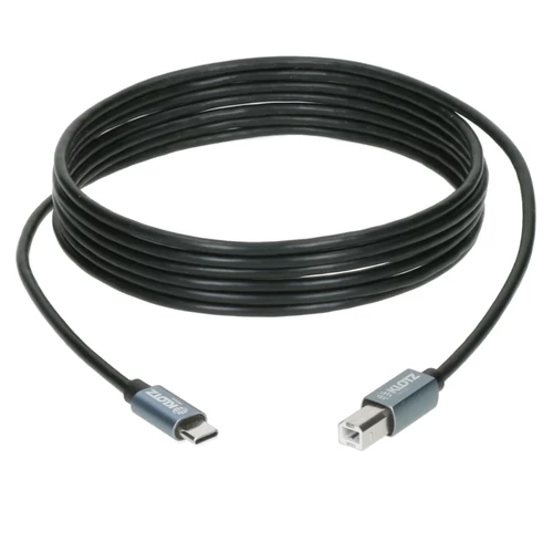 Klotz - USB-CB-0.5 USB 2.0 nagysebességű kábel, USB-C/USB-B csatlakozókkal, 0,5 m