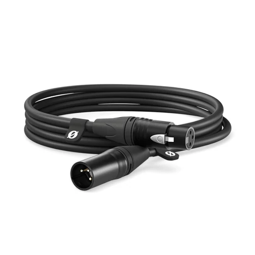 Rode - XLR3M XLR mikrofonkábel, 3m, fekete