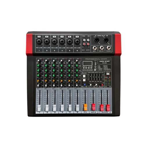 Voice-Kraft VK-60K Powermixer, 2x150W/4Ohm, USB Audio interface, Bluetooth