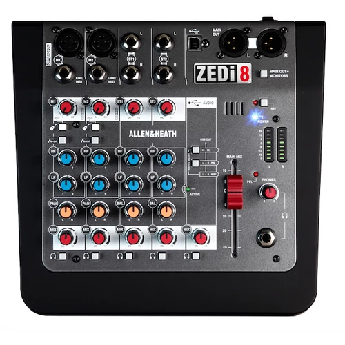 Allen &amp; Heath - ZEDi-8 Keverőpult USB Interface