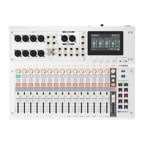 Yamaha - MGX16V digitális keverőpult HDMI interfésszel, fehér