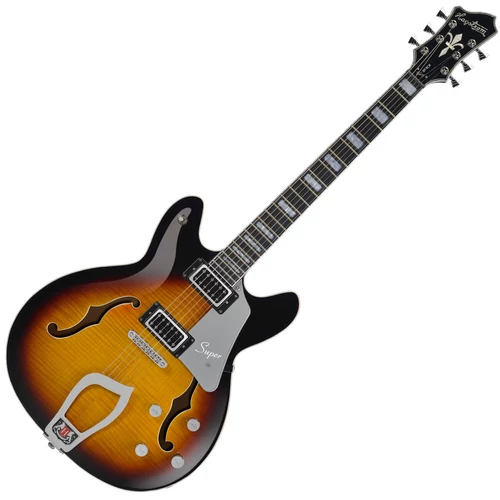 Hagstrom - Super Viking Tobacco Sunburst Elektromos jazz gitár