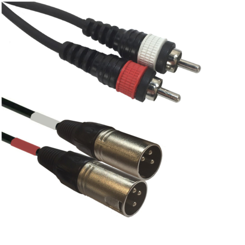 ACCU-CABLE - Adaptercable 2xXLR(F)/2xRCA 1,5m