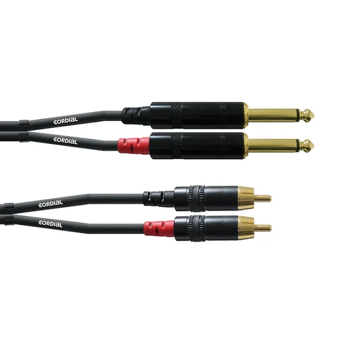 Cordial - CFU 0,3 PC REAN Jack 6,3 mm mono / RCA 0,3m