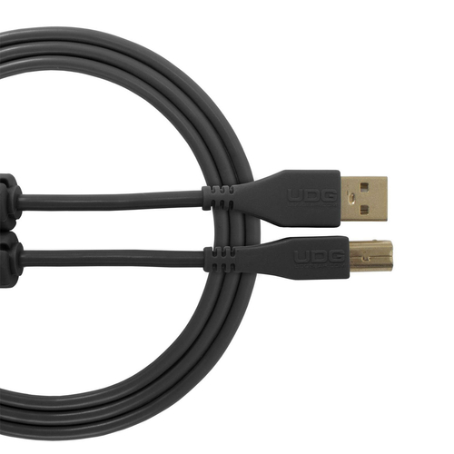 UDG - U95002XBL Ultimate Audio Cable USB 2.0 A-B Black Straight 2m