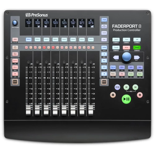 Presonus - Faderport 8 USB-s DAW kontroller, szemből