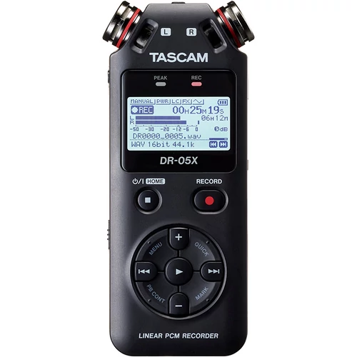 Tascam - DR-05X Hordozható 2 csatornás sztereó rögzítő USB-interface