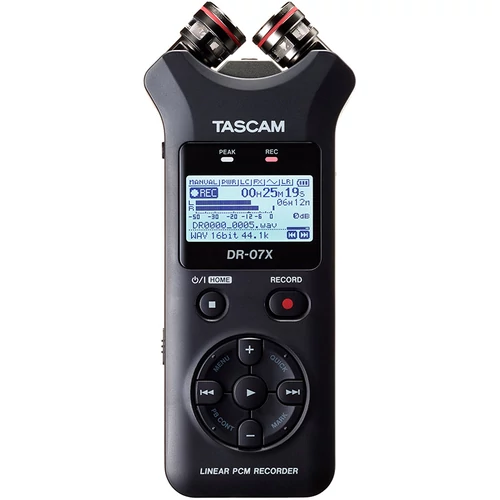 Tascam - DR-07X Hordozható 2 csatornás sztereó rögzítő és USB-interfész AB/XY mikrofonnal