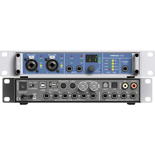 RME - Fireface UCX USB FireWire Audio Interfész