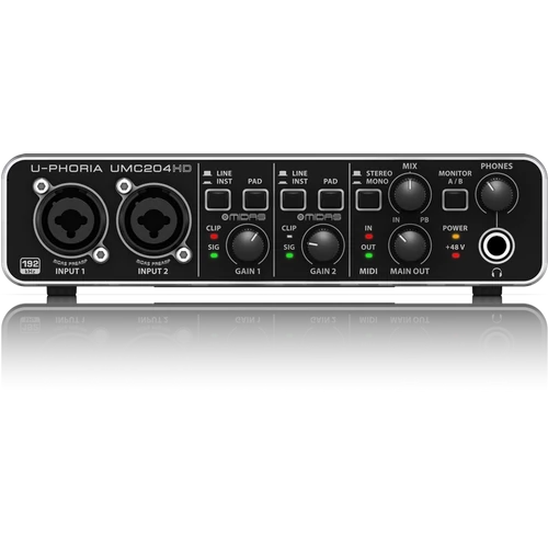 Behringer - UMC204HD U-Phoria külső USB hangkártya