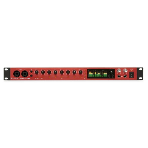 Focusrite - Clarett 8Pre USB hangkártya/előfok, szemből