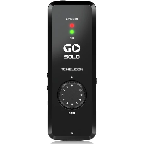 TC Helicon - Go Solo Audio/MIDI telefon interfész