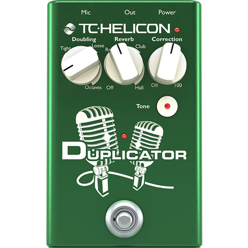 TC Helicon - Duplicator ének effekt pedál, szemből