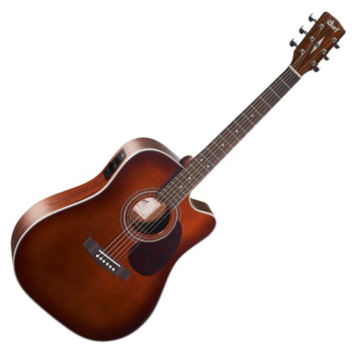 Cort -  Co-MR500E-BR akusztikus gitár elektronikával barna