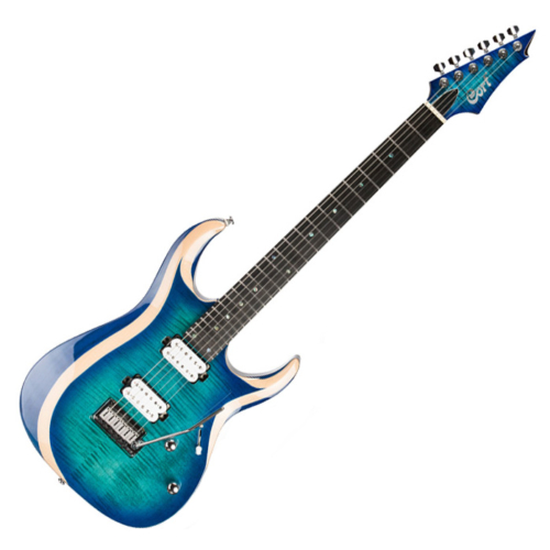 Cort - Co-X700-Duality-LBB elektromos gitár kék burst ajándék tokkal