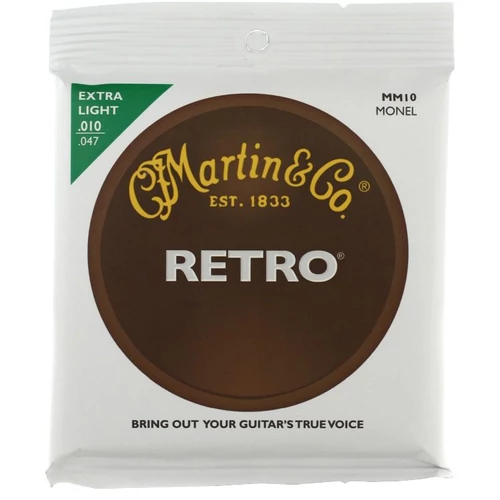 Martin húr - Retro - akusztikus, monel, 10-47