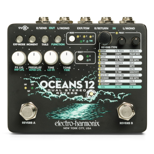 Electro-harmonix - EH-Oceans12 effektpedál - Oceans 12 reverb