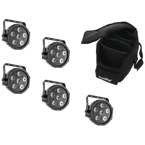 EUROLITE Set 5x LED SLS-6 TCL Spot + Soft Bag