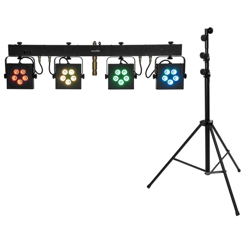 EUROLITE Set LED KLS-902 + STV-60-WOT EU Steel stand black