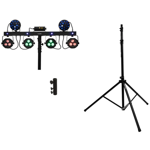 EUROLITE Set LED KLS Laser Bar Next FX Light Set + M-4 Speaker-System Stand