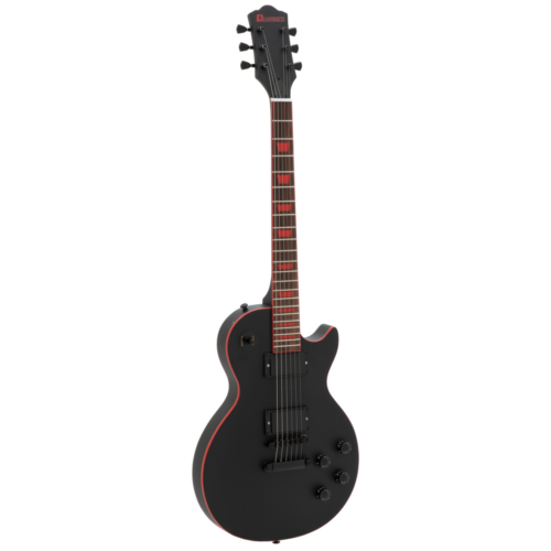Dimavery - LP-800 elektromos gitár, selyemfényű fekete színben