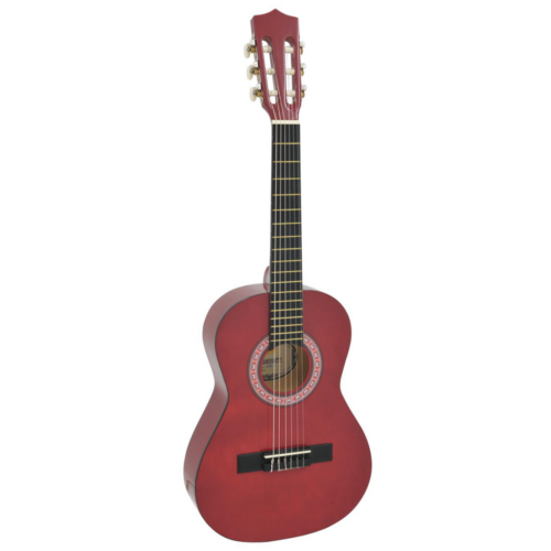 Dimavery - AC-303 1/2-es klasszikus gitár vörös színben