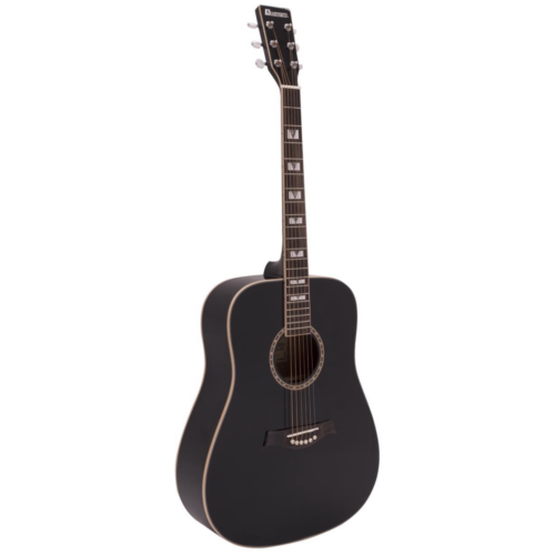 Dimavery - STW-40 Western gitár, fekete színben