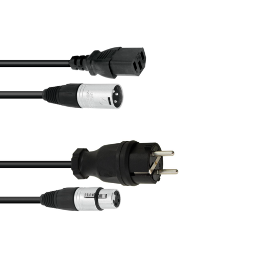 PSSO - Combi Cable Safety Plug/XLR 5m