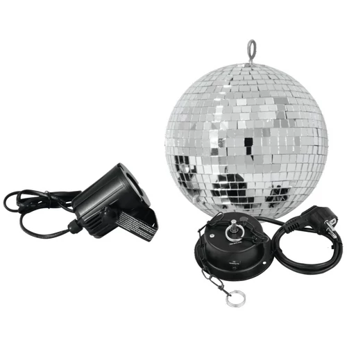 EUROLITE Mirror Ball Set 20cm with LED Spot