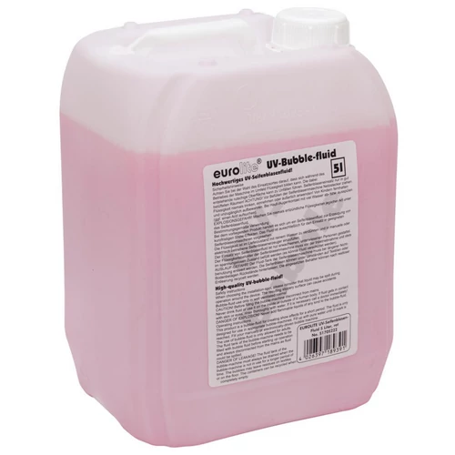 EUROLITE - UV Bubble fluid 5l red