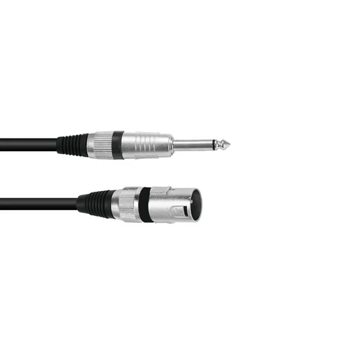 OMNITRONIC - Adaptercable XLR(M)/Jack mono 10m bk