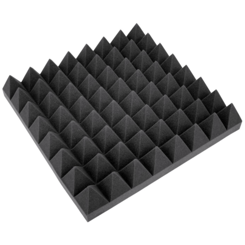 OMNITRONIC - Accoustic foam pyramid 100mm, 50x50cm