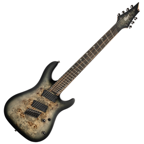 Cort - Co-KX507MS-SDB 7-húros el.gitár Multi Scale csilllagpor fekete
