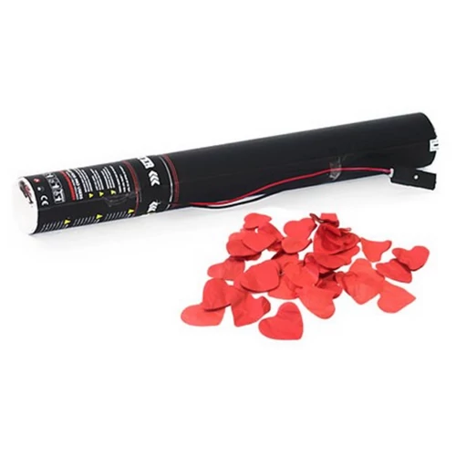 TCM FX Electric Confetti Cannon 50cm, red Hearts