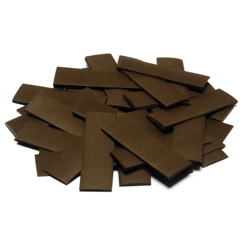 TCM FX Slowfall Confetti rectangular 55x18mm, brown, 1kg