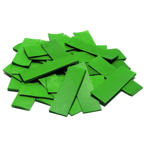 TCM FX Slowfall Confetti rectangular 55x18mm, dark green, 1kg