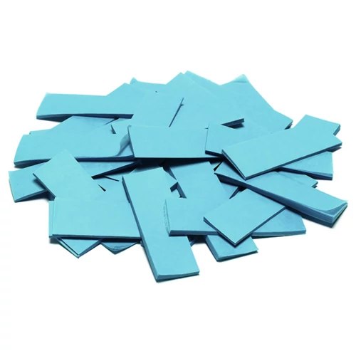 TCM FX Slowfall Confetti rectangular 55x18mm, light blue, 1kg