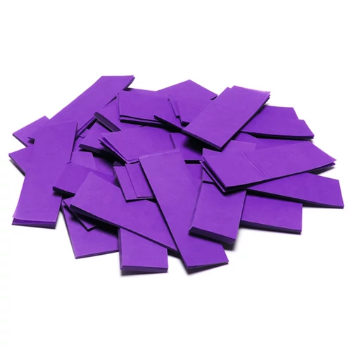 TCM FX Slowfall Confetti rectangular 55x18mm, purple, 1kg