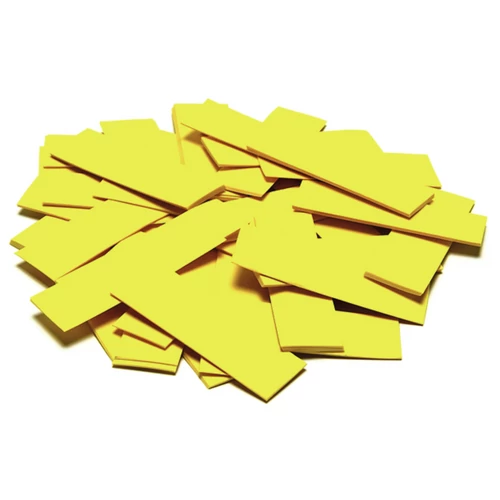 TCM FX Slowfall Confetti rectangular 55x18mm, yellow, 1kg