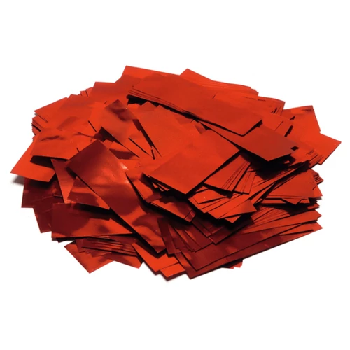 TCM FX Metallic Confetti rectangular 55x18mm, red, 1kg