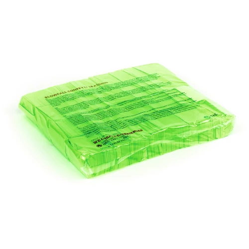 TCM FX Slowfall Confetti rectangular 55x18mm, neon-green, uv active, 1kg