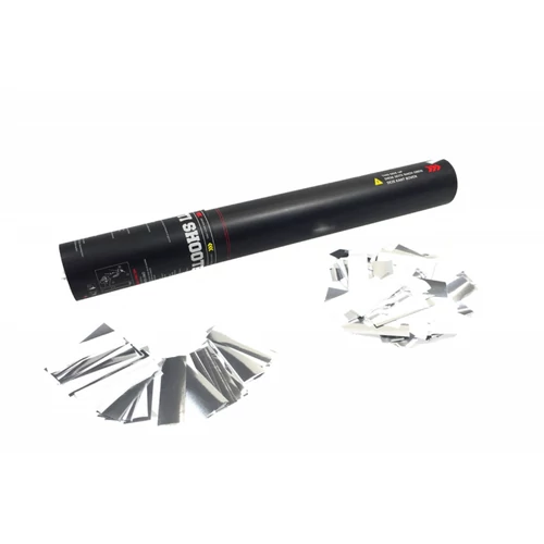 TCM FX Handheld Confetti Cannon 28cm, white/silver